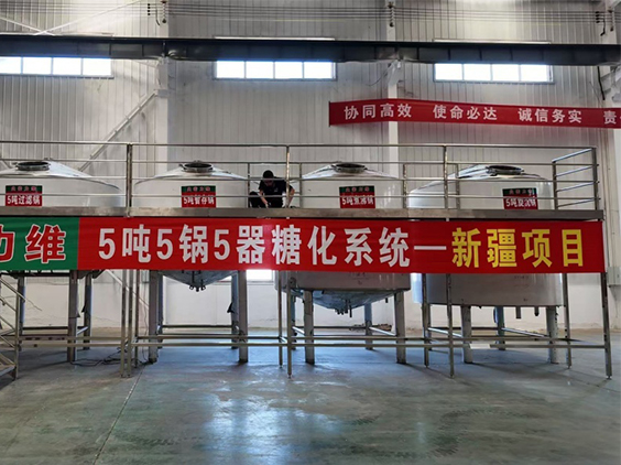 碧江精酿啤酒设备厂—5吨精酿啤酒设备—新疆项目